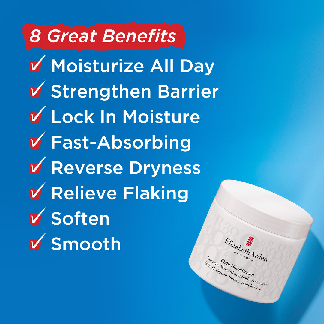 Elizabeth Arden UK Eight Hour® Cream Intensive Moisturising Body Treatment Benefits