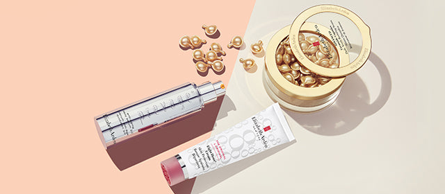Elizabeth Arden Online Only Exclusives banner image featuring popular best selling products