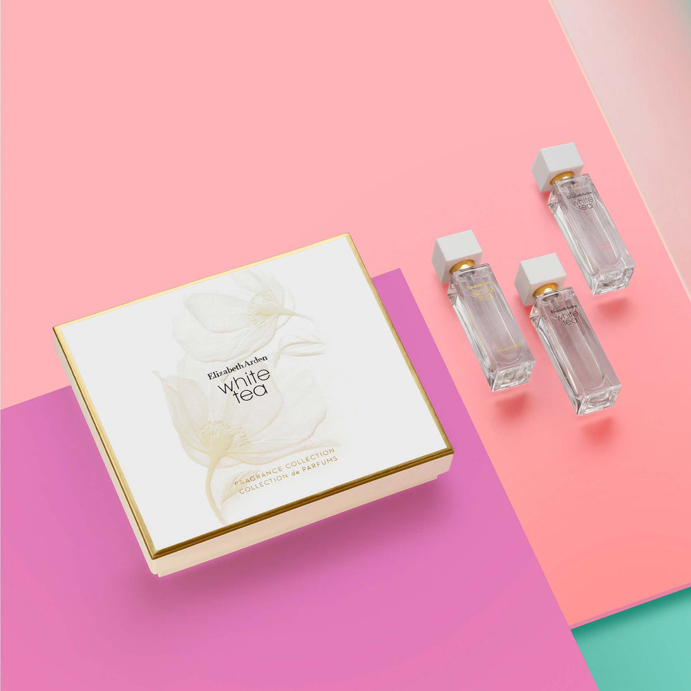 Elizabeth Arden UK White Tea Fragrance Collection Mini Coffret Promotional Image