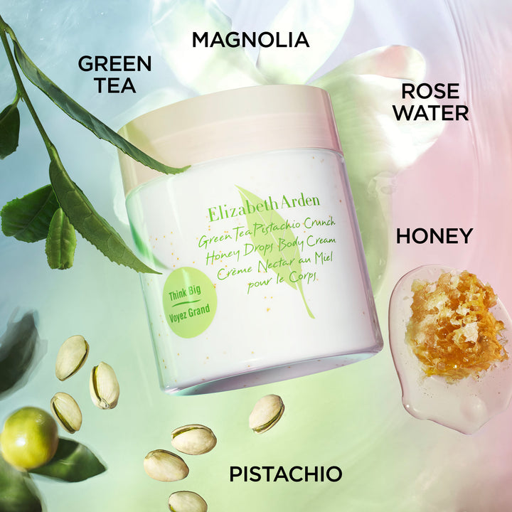Elizabeth Arden UK Green Tea Pistachio Crunch Honey Drops Body Cream -  olfactory fragrance notes