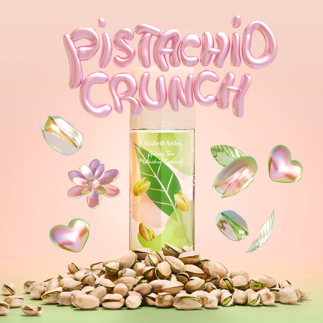 Elizabeth Arden UK Green Tea Pistachio Crunch Eau de Toilette Fragrance - fun & artsy stylized product image