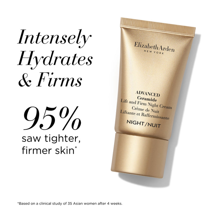 Advanced Ceramide Lift and Firm Night Cream White Background